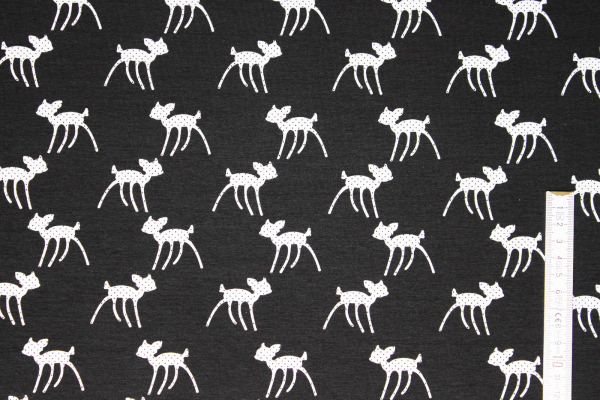 Jersey Rehe schwarz (10 cm)